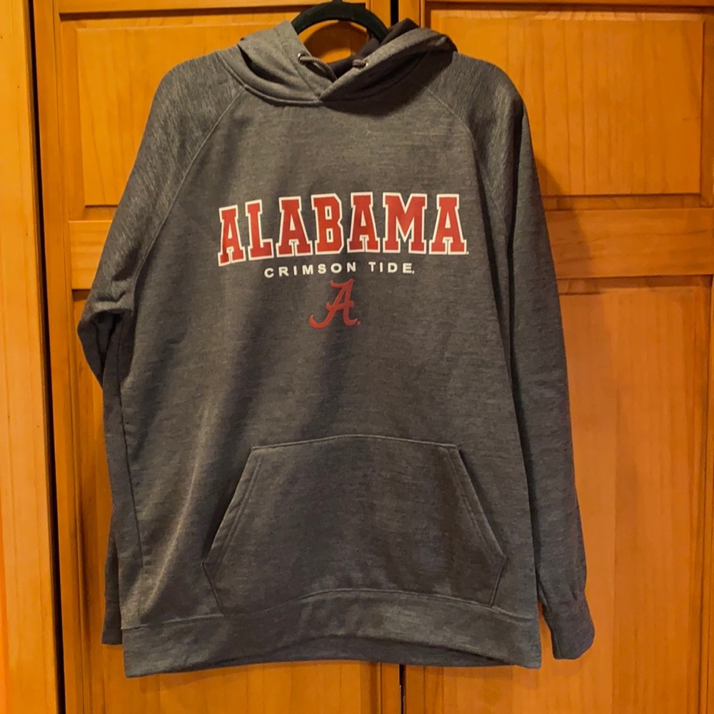 Alabama Crimson Tide dark gray hooded sweatshirt